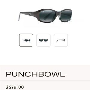 PUNCHBOWL Polarized Rectangular Sunglasses face shape: small. New